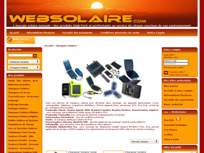 Chargeurs Solaires Nomades Chargeur Batterie Solaire 