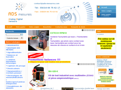 ADS mesures Industrielle Appareil de Mesure Industrielle