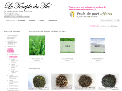 Distribution de THE d'Origine à Paris Acheter du Thé à Paris Thés Grandes Origines Thé Noir