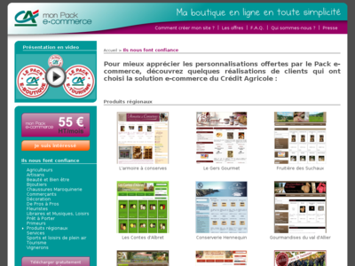 Solution e commerce du Crédit Agricole Solution e commerce du Crédit Agricole