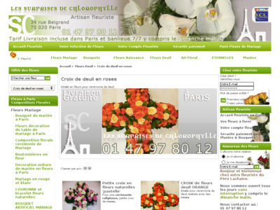 Fleuriste artisan Paris Croix fleuries  Croix fleurs de deuil Artisan Fleuriste Spécialiste Croix en fleurs