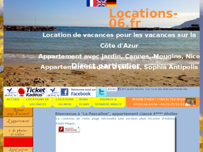 Louer pour les vacances à Bar sur Loup Location Bar sur Loup