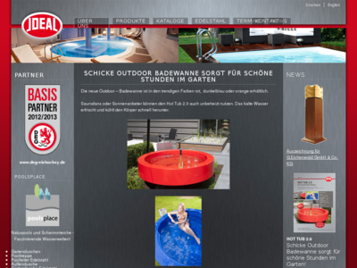 Douches et accessoires de votre piscine Douches de jardin design 2014