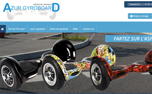 06 Azur-Gyroboard Skate électrique  Location HoverBoard Valbonne Cannes