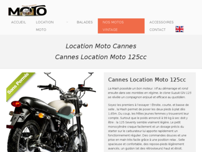 125LOCATION MOTO 125 Cannes Location MOTO 125 