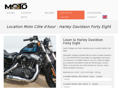Harley Davidson Forty Eight 150€ Harley Davidson Forty Eight 